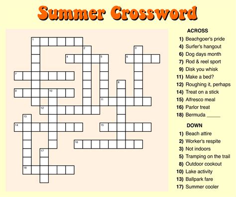 Free Printable Crosswords for 2021